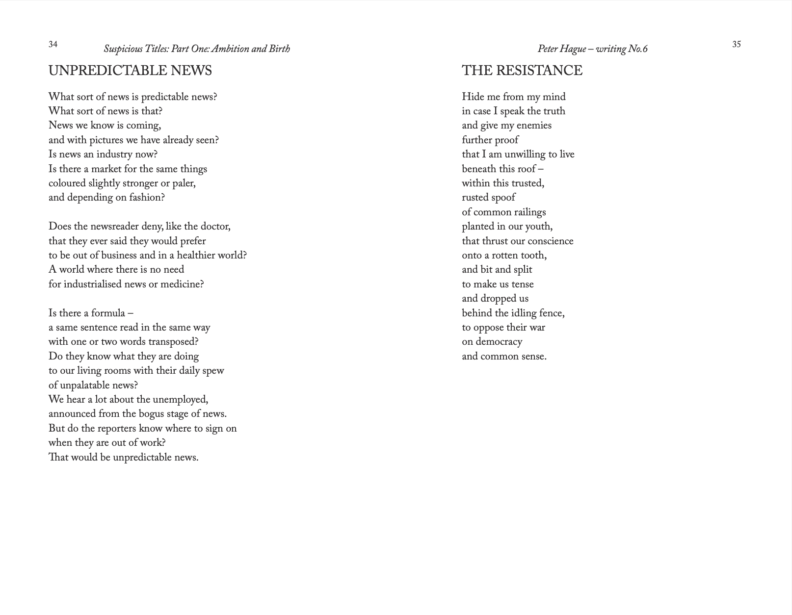 Peter Hague –  'The Momentary Clock'